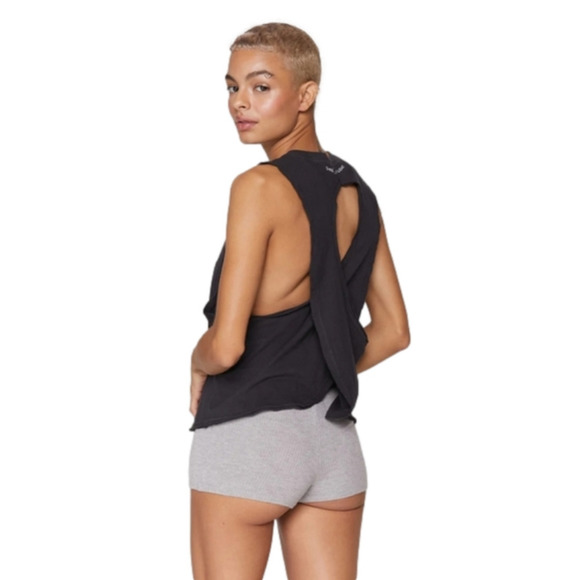 SPIRITUAL Gangster Light Surplice Back Swing Tank Womens Large - Picture 2 of 11
